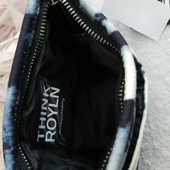 New Think Royln Tie-Dye Denim Bum Bag - Picture 12 of 13